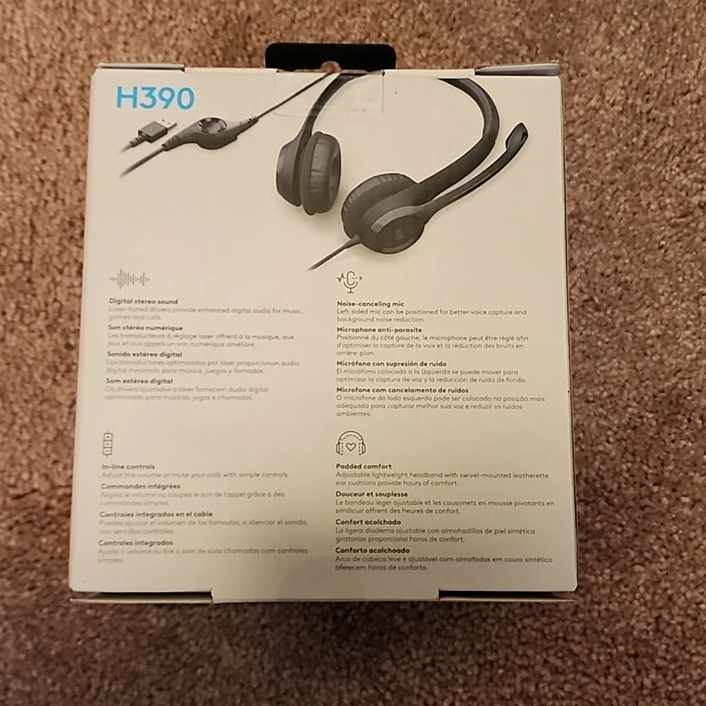 Computer headset, USB